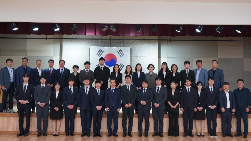 군포도시공사, 2024년 상반기 신입사원 단체사진