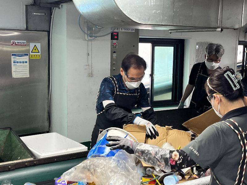 군포도시공사, 온열질환 예방을 위한 CEO 사업장 현장체험 실시_새활용타운