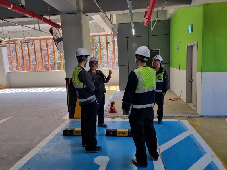 시민체육광장 신규 타워주차장 시설물 점검3