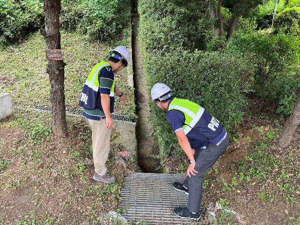 군포도시공사, 제6호 태풍 '카눈' 대비 긴급 안전 점검 보도자료.jpg